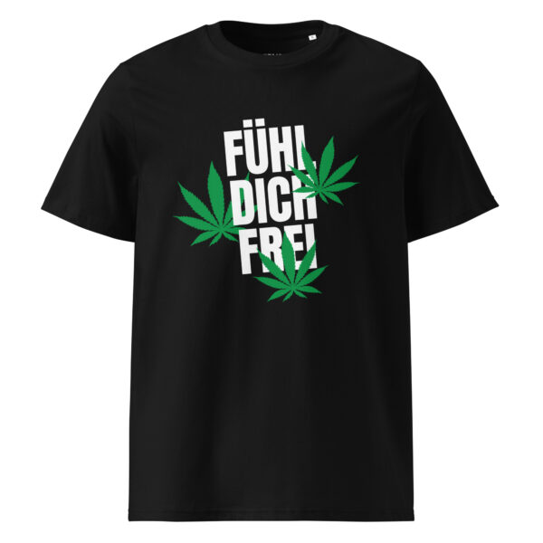 Unisex-Bio-Baumwoll-T-Shirt „Fühl Dich Frei“