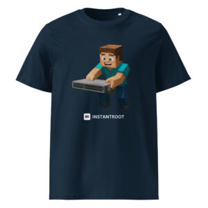 Unisex-Bio-Baumwoll-T-Shirt INSTANTROOT Server-Steve